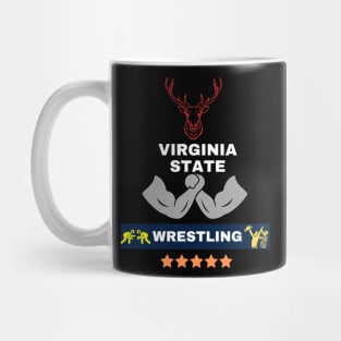 Virginia State wrestling Mug